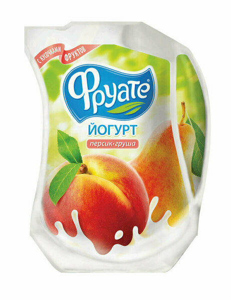 Йогурт питьевой Фруате груша-персик 1.5%