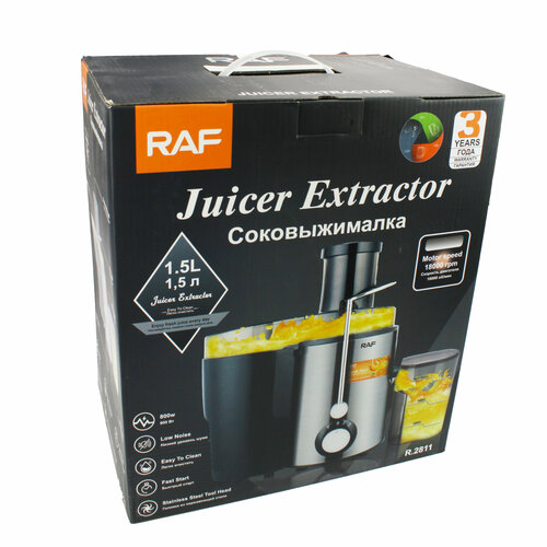 Соковыжималка профессиональная мощность 1000 Вт Raf Baizheng 582700₽