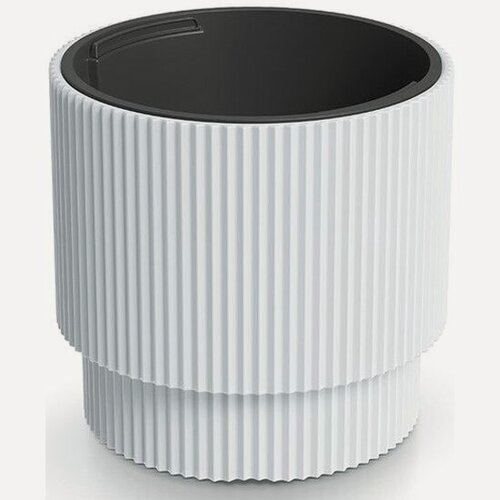 Изображение товара Кашпо Prosperplast для цветов Milly со вставкой d- 29,8 см, h-28,5 см, 17 л, белый