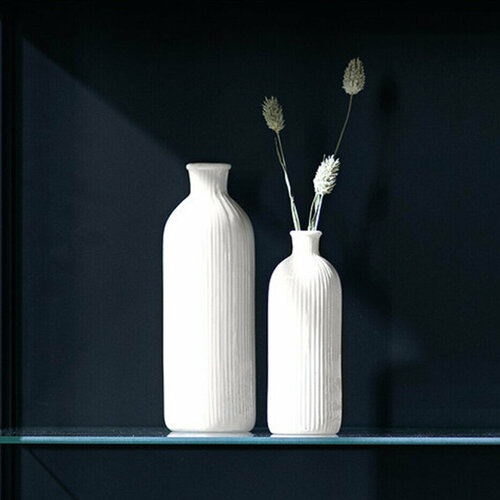 Декоративные вазы "White", 2 штуки