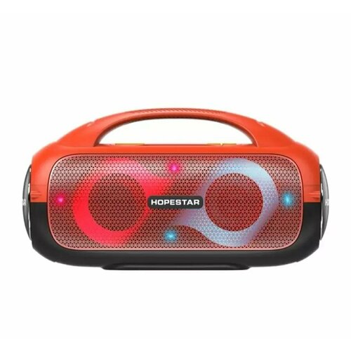 Беспроводная колонка Hopestar A50 Party, портативная колонка Bluetooth, портативная акустика, AUX, красный