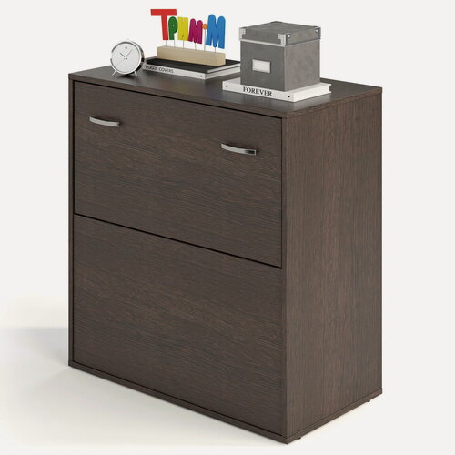 Изображение товара Тумба для белья БАНГА-4 Венге, с откидной дверкой, 84,4х80,0х42,2 см, россия