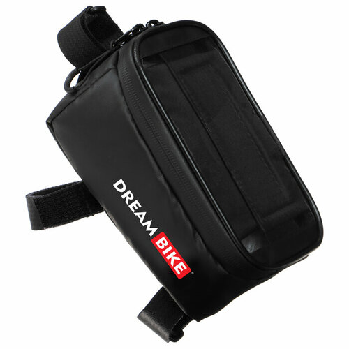 Велосумка Dream Bike на раму для смартфона цвет чёрный 2754₽