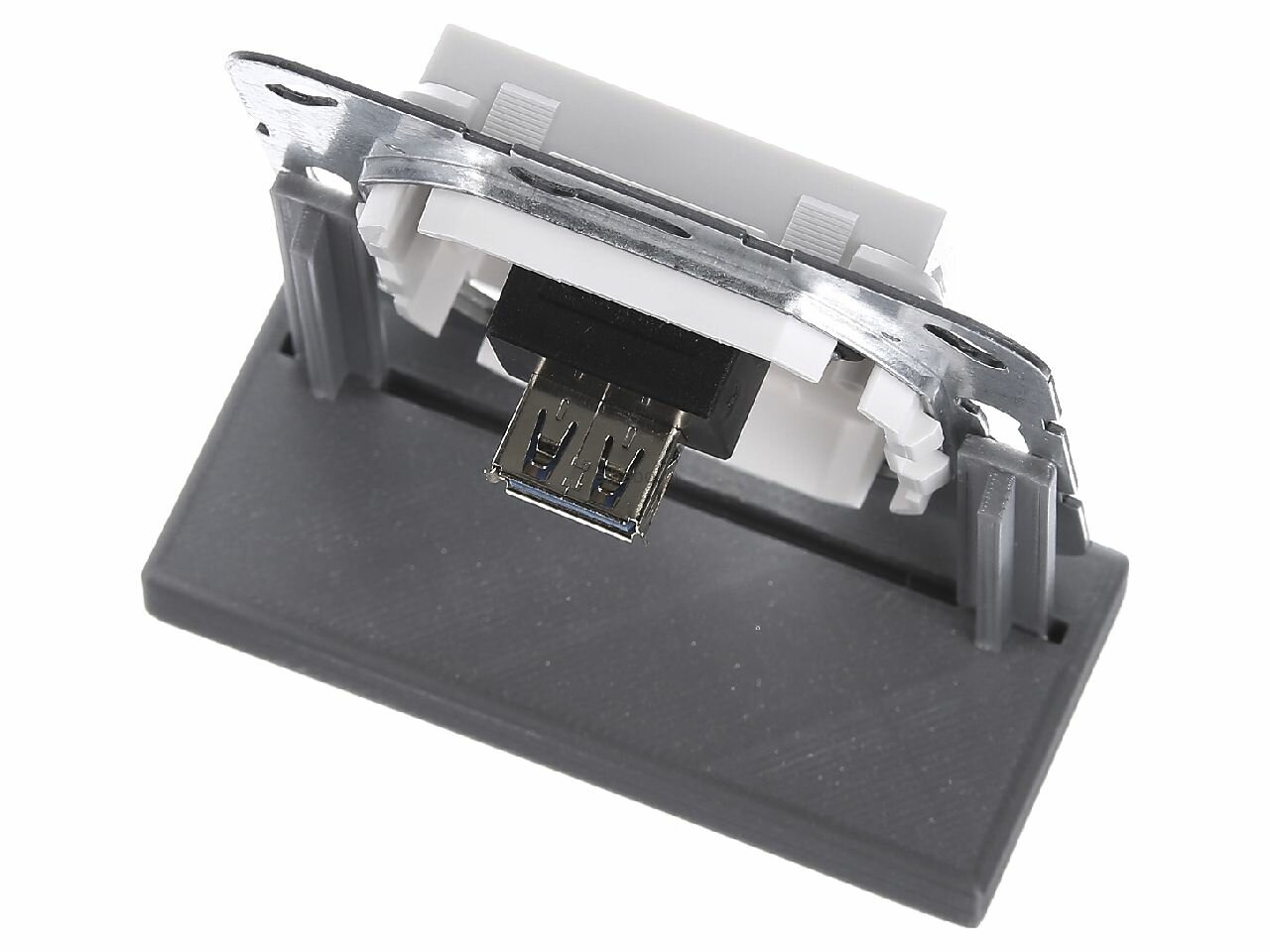 System55 568203 Розетка USB (USB, под рамку, скрытая установка, белая глянцевая) Gira - фото №11