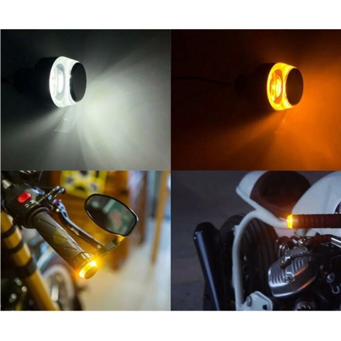 Подсветки на руль мотоцикла Cartage Провод 25 см, 12 В, 2 шт