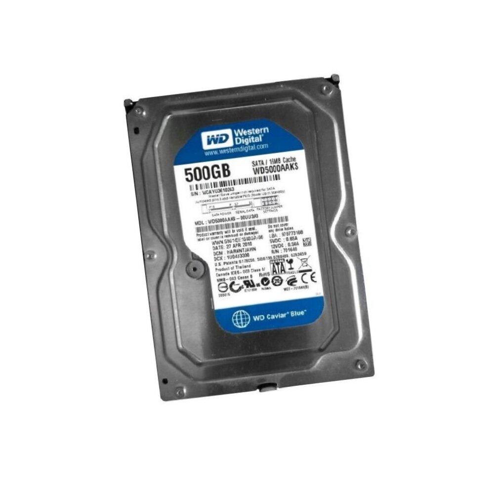 Винчестер SATA 500Gb WD Caviar Blue WD5000AAKS-00UU3A0