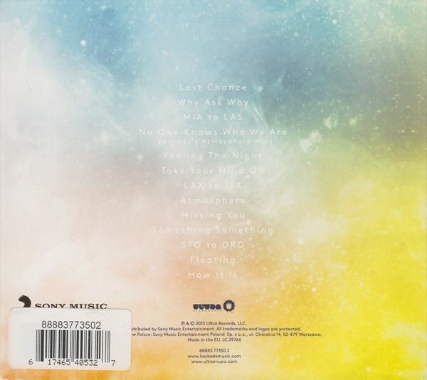 Kaskade Atmosphere CD Медиа - фото №2