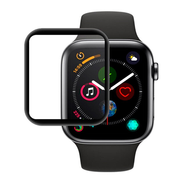 Защитное стекло Viva для Apple Watch 40 мм Чёрное