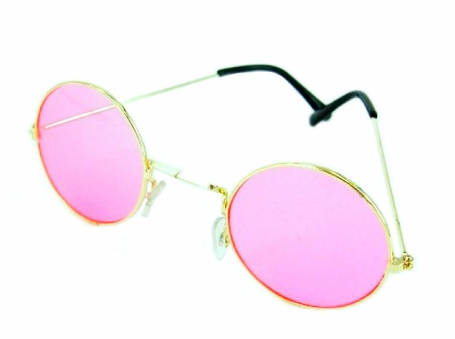 фото Очки Леннона розовые