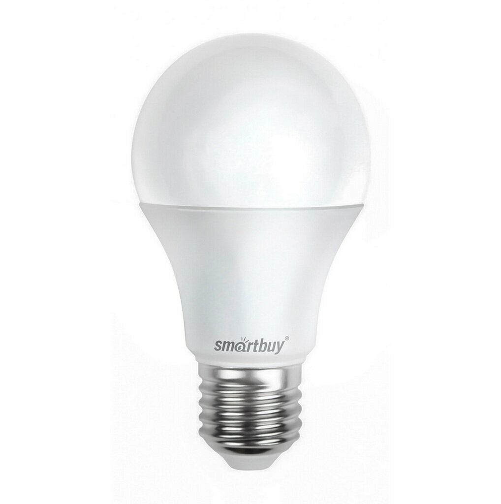 Светодиодная (LED) Лампа Smartbuy-A60-15W/6000/E27 (SBL-A60-15-60K-E27), 1 шт.