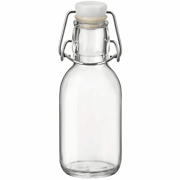 Бутылка "Эмилия" стекло, пластик, 250мл, D69, H160мм, прозрачный