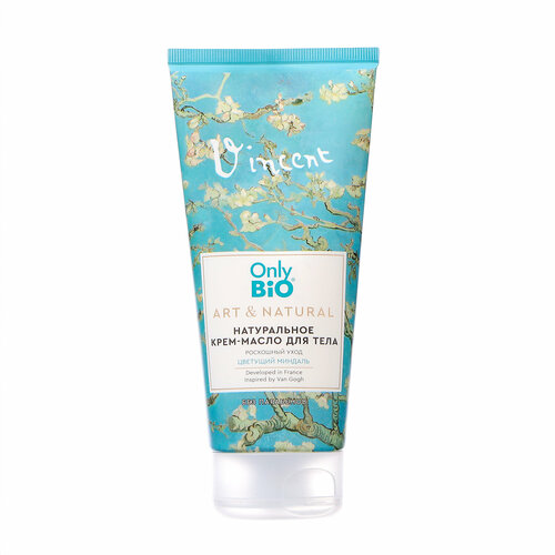 Крем-масло для тела натуральный Only Bio цветущий миндаль 200 мл 614₽