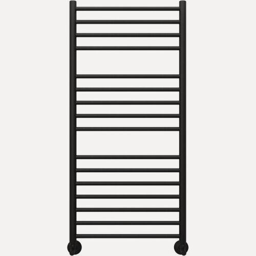 Изображение товара Полотенцесушитель водяной Aquatek Либерти П16 500х1100 мм, черный муар, подключение нижнее/диагональное, сверхпрочная нержавеющая сталь