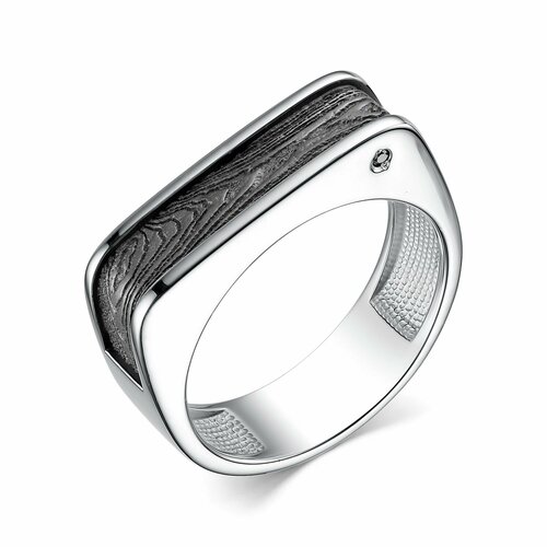 Кольцо MINERAL NATION, серебро, 925 проба, размер 20, серебряный