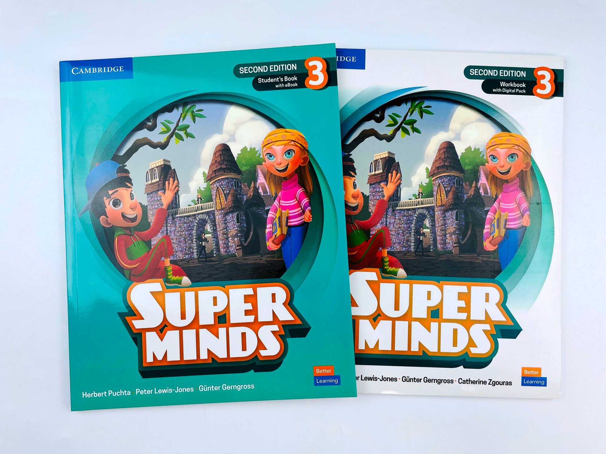 Комплект Super Minds 3 (second edition) Students book with DVD+ WorkBook