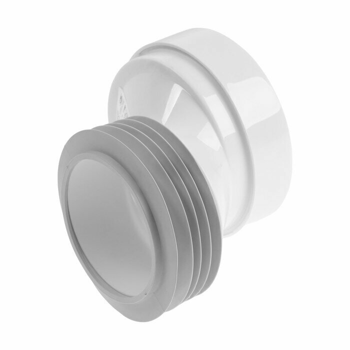 фото Манжета для унитаза Aquant, d= 110 мм, эксцентрическая, жёсткая, L=125 мм, смещение 40 мм