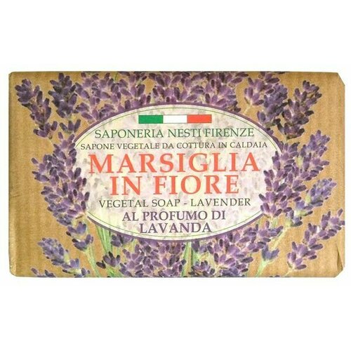 Мыло Nesti Dante MARSIGLIA IN FIORE Лаванда / Lavender 125 г