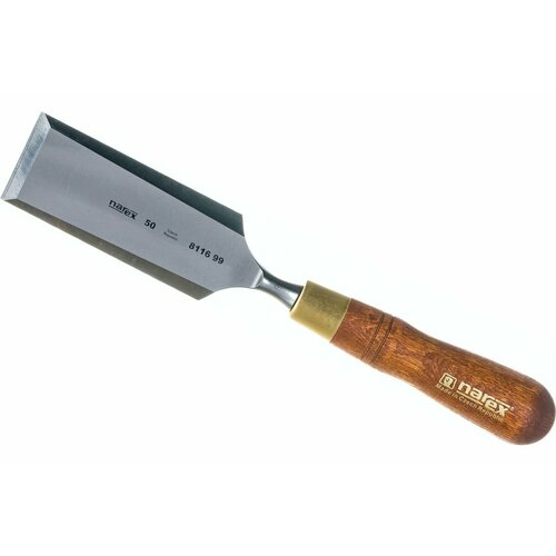 фото Плоская стамеска с ручкой narex wood line plus 50 мм арт.811699