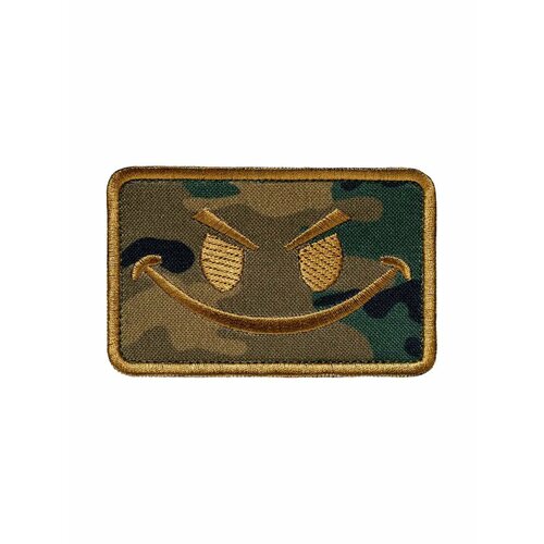 Шеврон на липучке Злой смайл