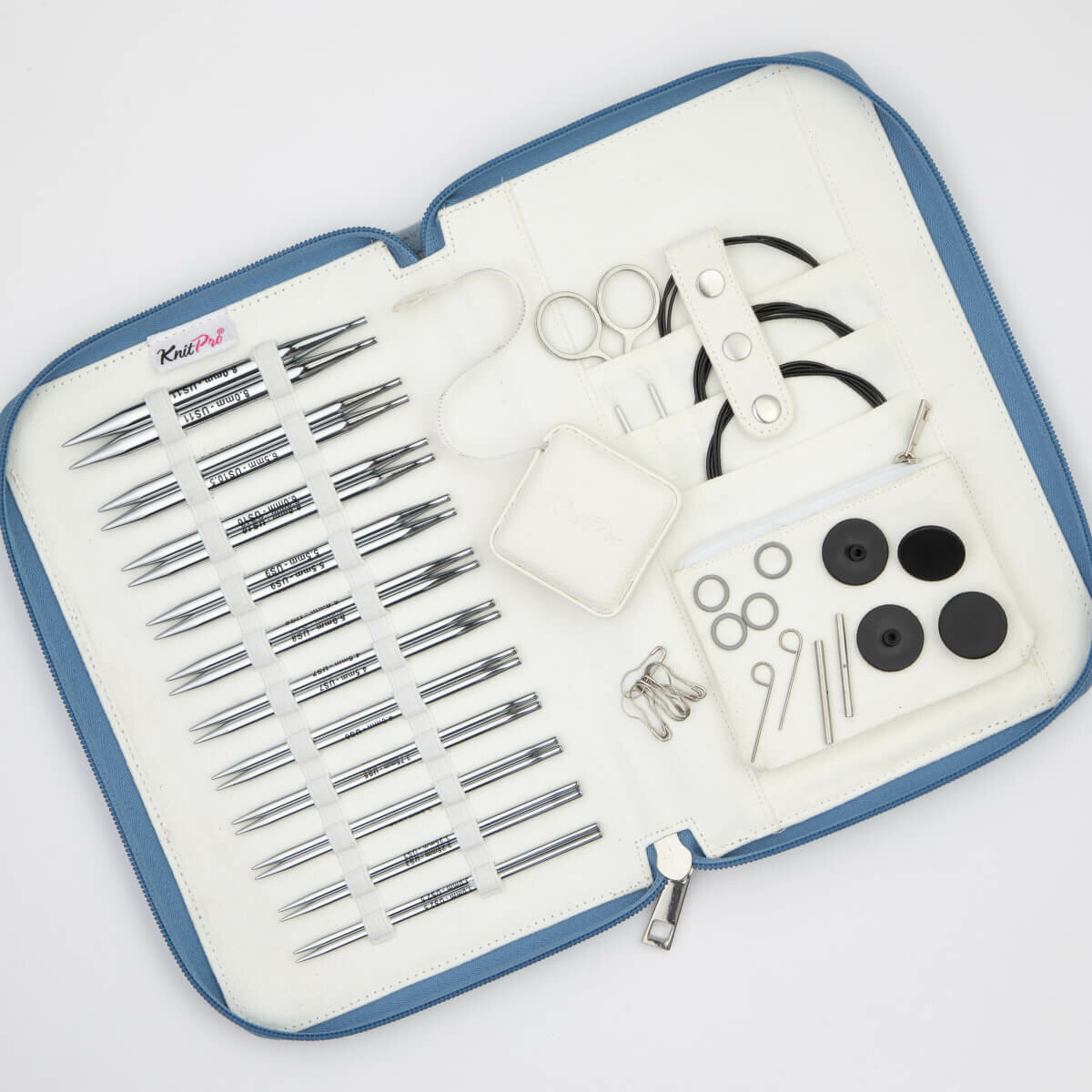 Набор "Regal» спиц съемных "Nova", длина 13см, 11 размеров, KnitPro, 10622