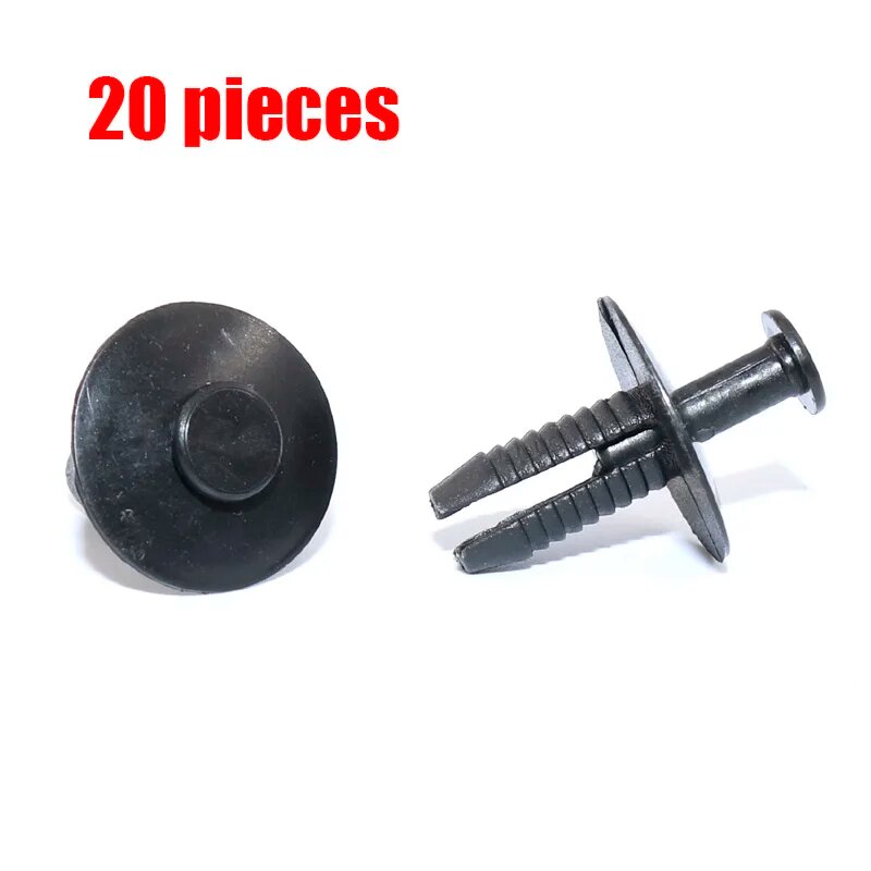 20 шт, пластиковые заклепки для бампера и юбки, 20 pieces