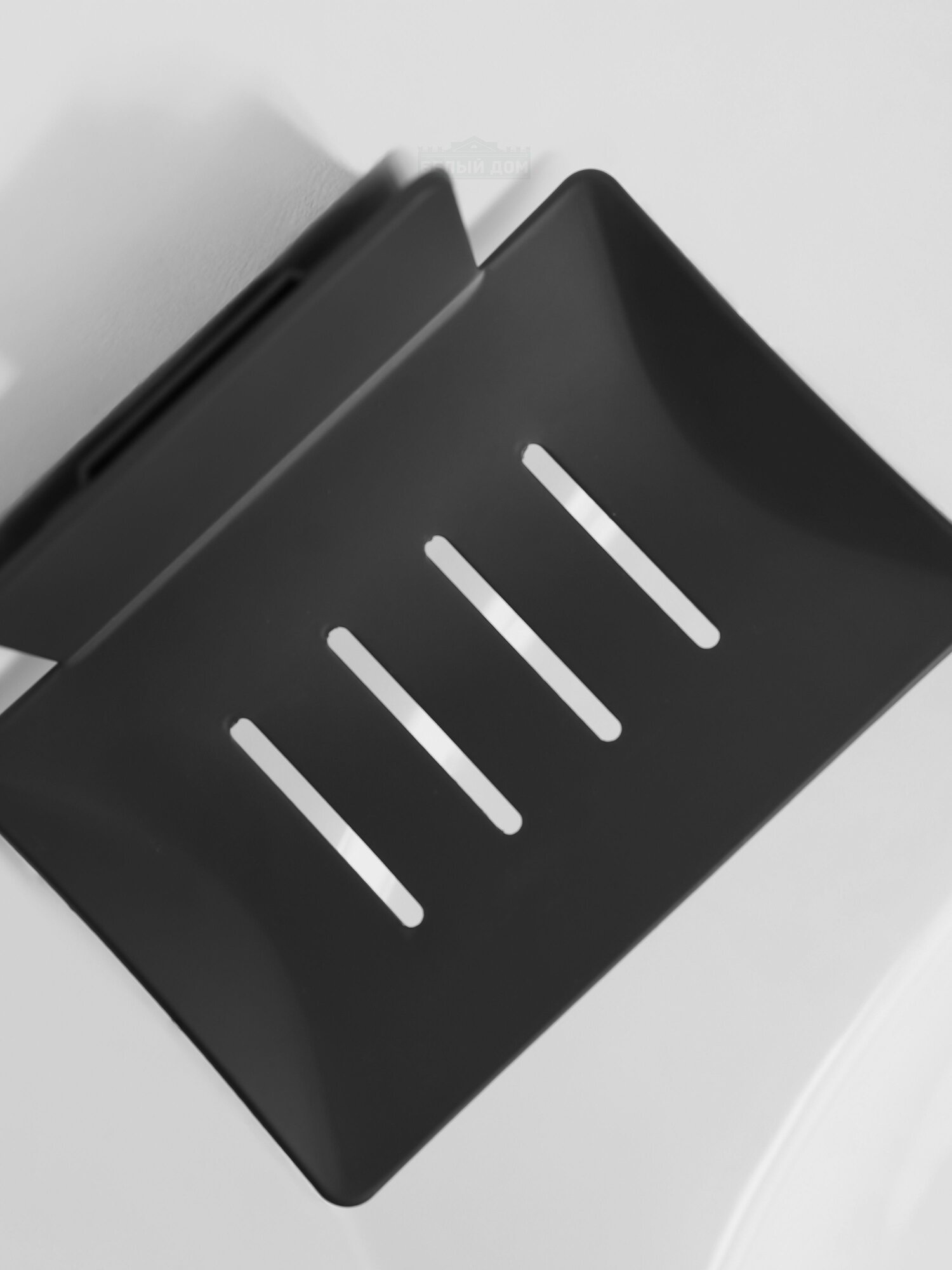 Мыльница настенная БД-155 серая — фото 1