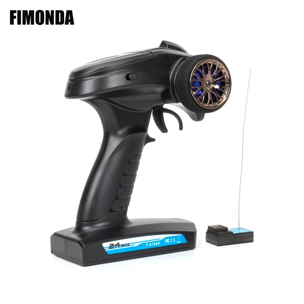 Fimonda 2.4G 3-канальный контроллер для RC автомобилей, лодок, танков