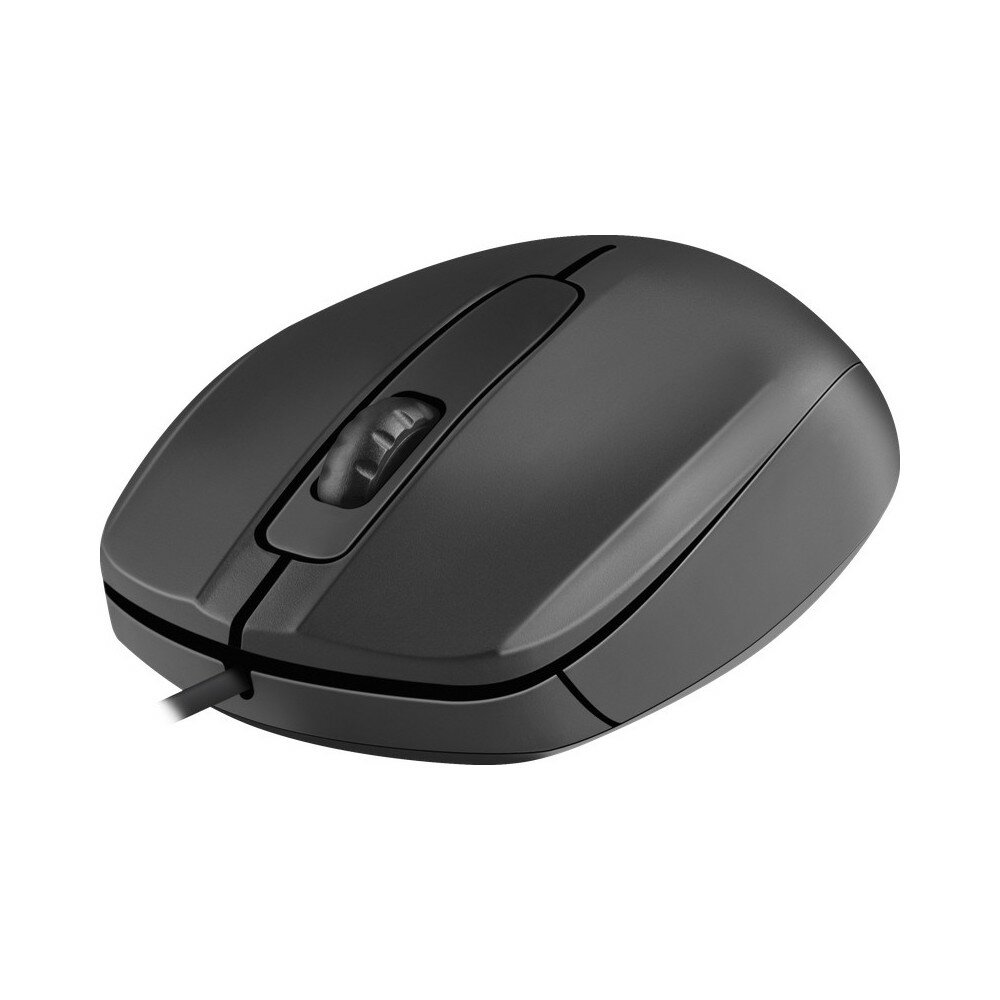 Мышь проводная Defender Alpha MB-507 black (USB, 3 кнопки, оптическая, 1000dpi) (52507) — фото 1