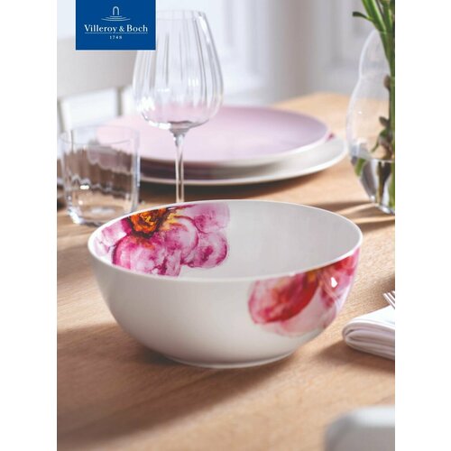 фото Салатник 23 см, 1700 мл, rose garden, villeroy & boch, премиум-фарфор