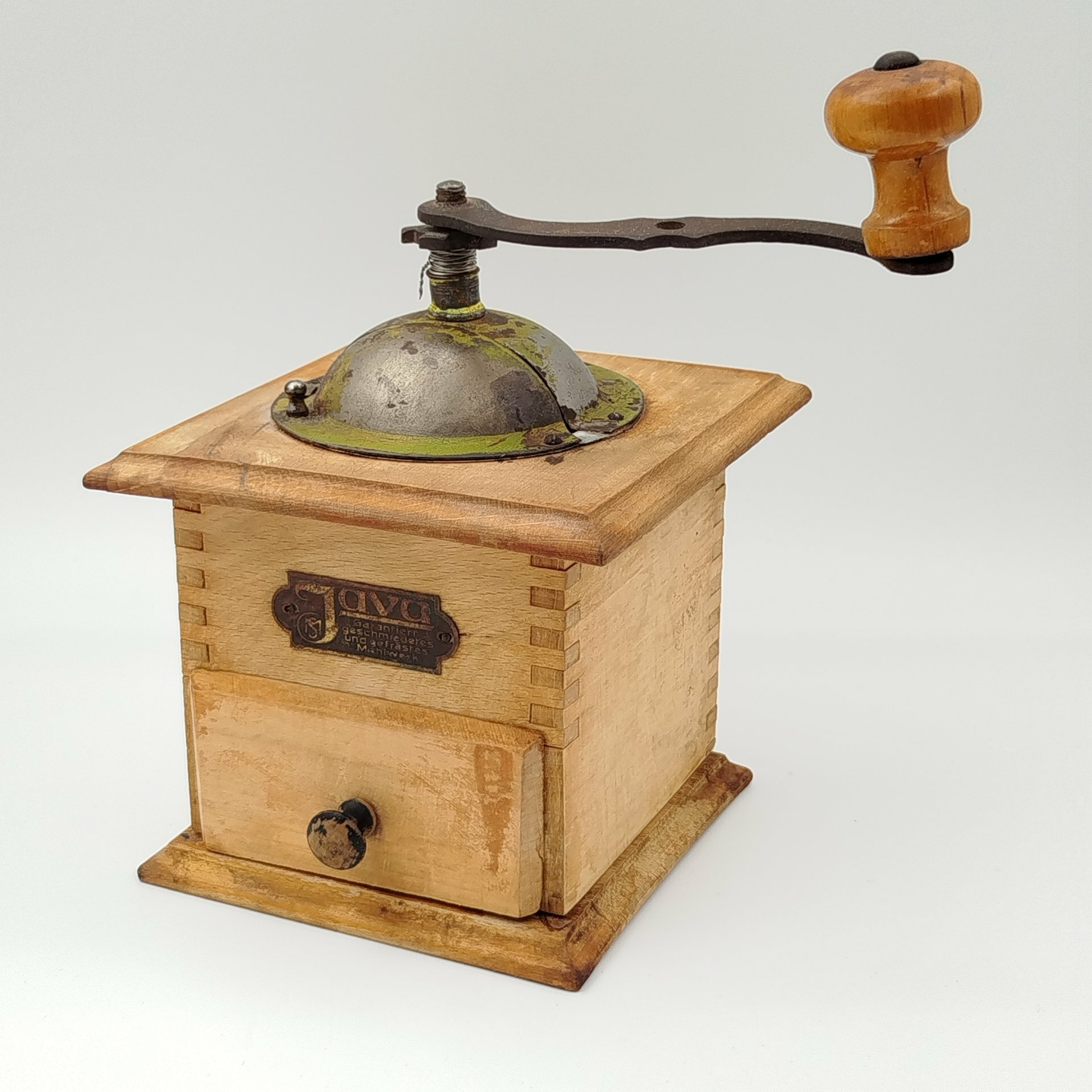 Кофемолка ручная "Java" дерево металл Германия 1920-1960 гг.