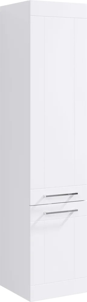 Шкаф-пенал для ванной Aqwella Manchester 35 35 см белый подвесной