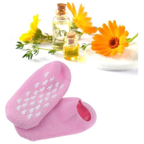 Увлажняющие гелевые носки SPA Gel Socks 1 set reusable spa gel silicone socks