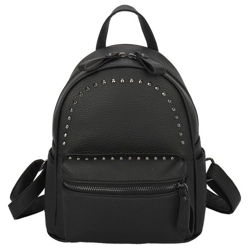 фото Сумка-рюкзак женская orsoro, искусственная кожа, черный