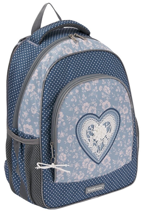 Ученический рюкзак ErichKrause ErgoLine 15L Lacey Heart