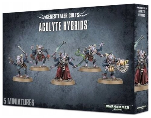 Набор миниатюр для настольной игры Warhammer 40000 - Genestealer Cults Acolyte Hybrids