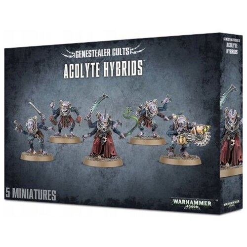 Набор миниатюр для настольной игры Warhammer 40000 - Genestealer Cults Acolyte Hybrids набор миниатюр для настольной игры warhammer 40000 genestealer cults biophagus