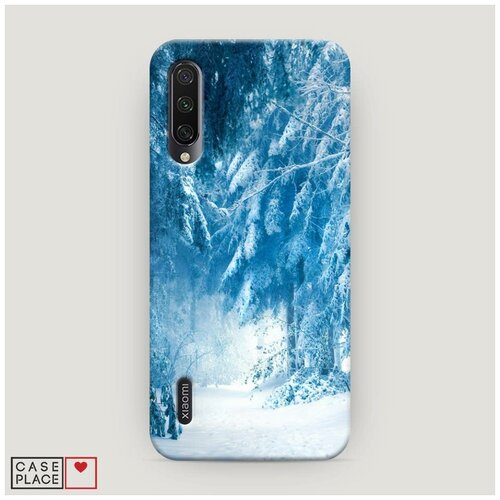 фото Чехол пластиковый xiaomi mi a3 зима 10 case place