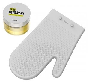 Фото Baseus Car cleaning kit (Cleaning soft adhesive+silicone glove)