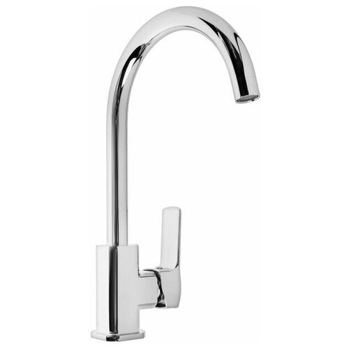 Смеситель для кухни раковины воды A4555 однорычажный высокий хром 6725₽