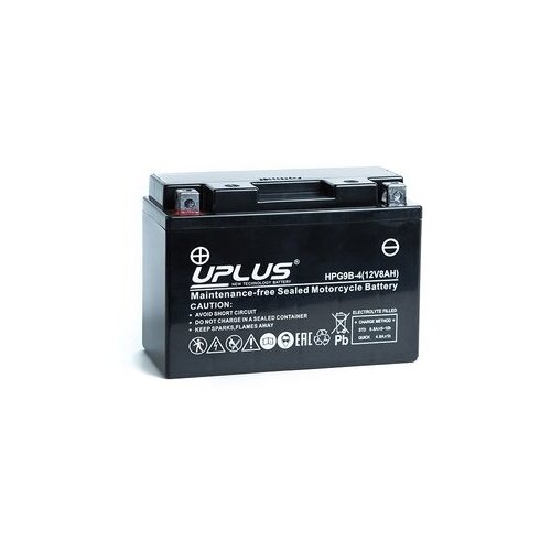 Аккумулятор мото Uplus HPG9B-4 (YT9B-BS, YT9B-4) GEL