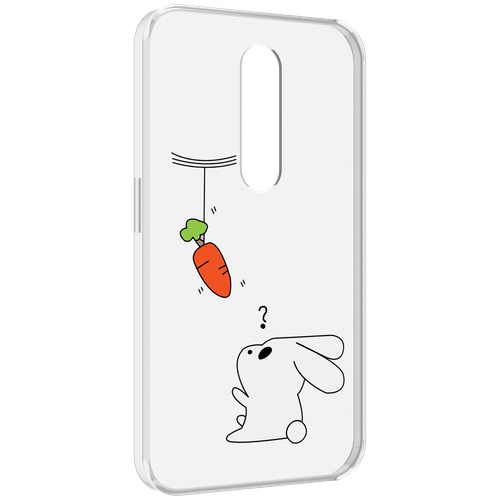 Чехол MyPads морковка детский для Motorola Moto X Force (XT1585 / XT1581) задняя-панель-накладка-бампер