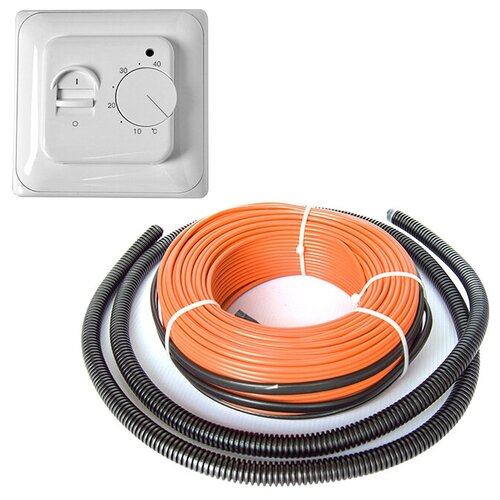 Теплый пол кабель WarmCoin Universal ЭКО 1050 Вт 70 м с термостатом 7648₽