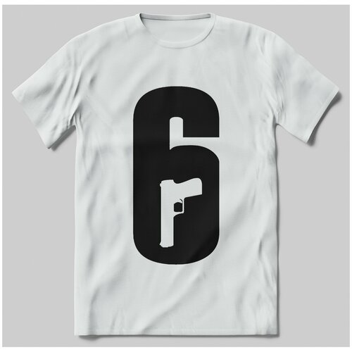 фото Футболка с принтом raimbow six siege - 76 brut-shop