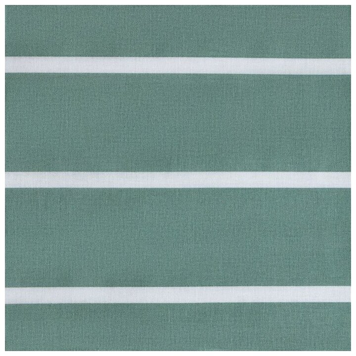 Постельное бельё Этель Дуэт Mint stripes 143х215 см-2шт, 220х240см, 70х70см-2шт, 100% хлопок, поплин . - фотография № 3