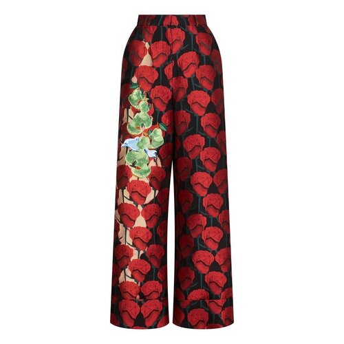 фото Брюки-палаццо жаккардовые ola ola (fw21/01_06/mtc) l