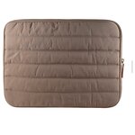 Чехол Bustha Puffer Sleeve Nylo/Leather для Macbook Air/Pro 13 (18/20), цвет коричневый - изображение