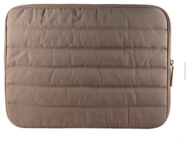 Чехол Bustha Puffer Sleeve Nylo/Leather для Macbook Air/Pro 13 (18/20), цвет коричневый