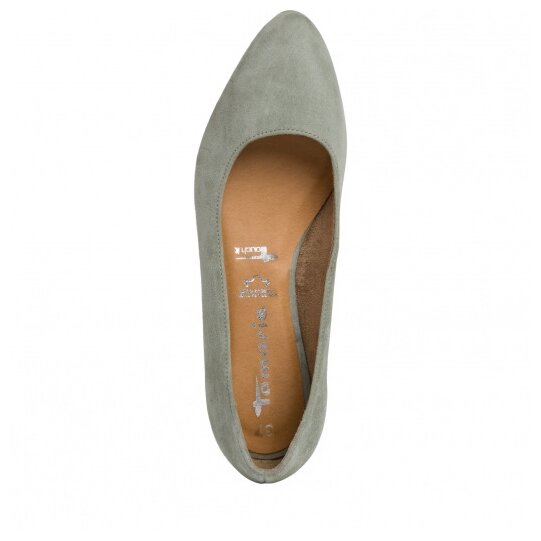 Балетки Tamaris, размер 36, зелeный — фото 1