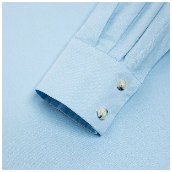 Комплект Minaku, шорты, рубашка, длинный рукав, размер 46, голубой - фотография № 19