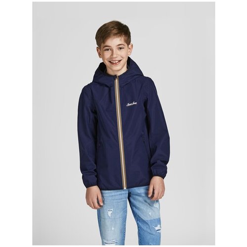 Jack  & Jones, куртка для мальчика, Цвет: темно-синий, размер: 128